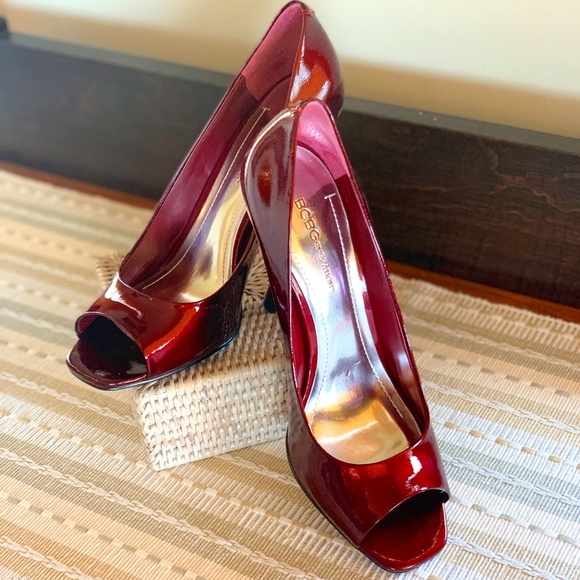 BCBGeneration Shoes - NIB - BCBGeneration Ruby Red "Ariel" patent leather - Size 8